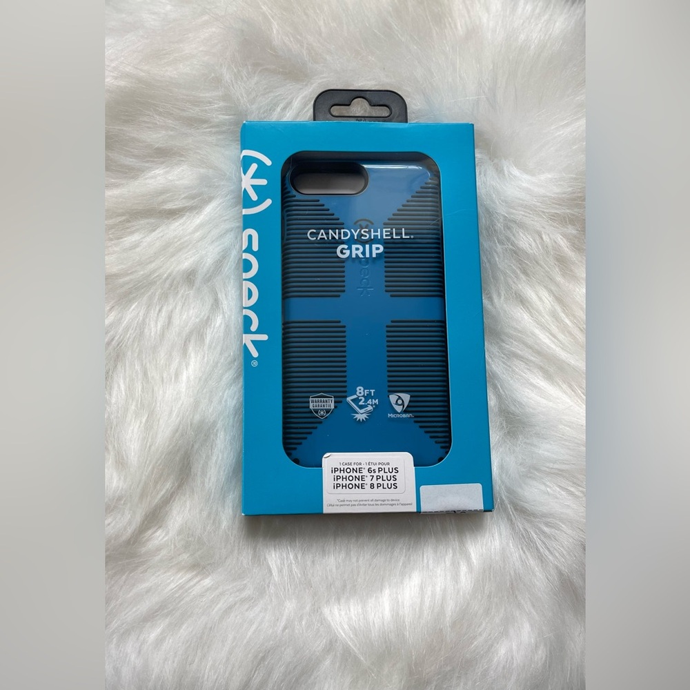 Blue Candyshell Grip Speck Phonecase (iPhones 6s Plus, 7 Plus & 8 Plus)